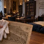 Bibliothèque patrimoine Dijon dans l’ancien collège des Godrans, salle de lecture patrimoniale