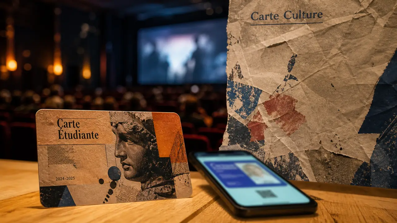 carte culture dijon sur comptoir, version papier et numérique
