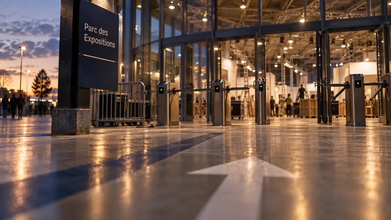 Parc des expositions de Dijon, halls et 31 000 m²