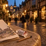 Sortie Dijon culture : programme sur banc, centre historique