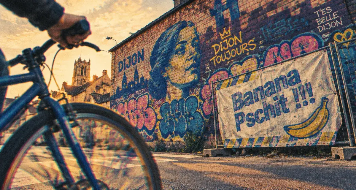 Banana Pschit !!! Une balade à vélo pour découvrir le street art à Dijon