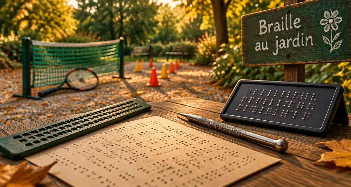 Dijon : une après-midi pour découvrir le braille au jardin Darcy