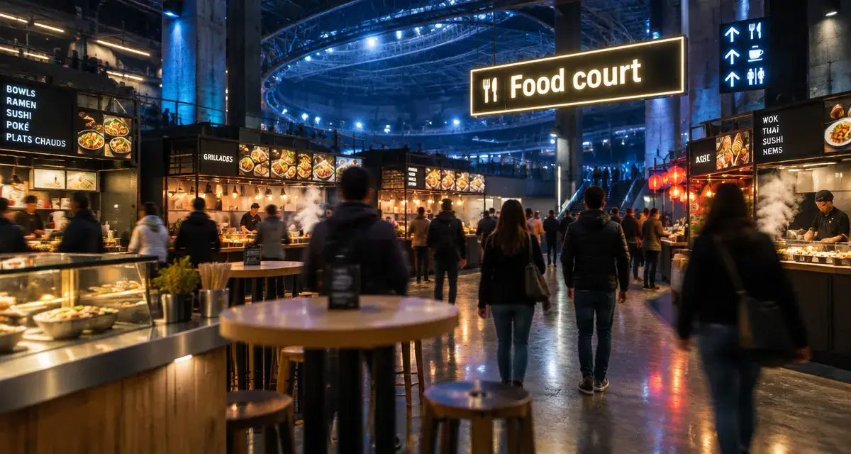 Un nouveau food court ouvre ses portes au Zénith de Dijon
