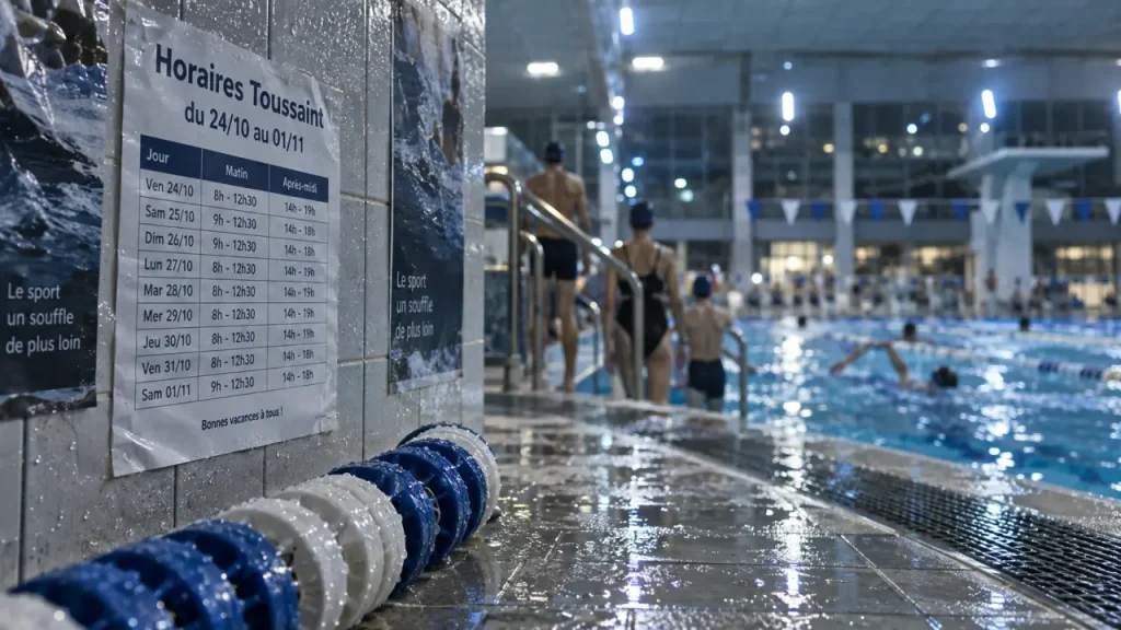 Piscine olympique de Dijon : horaires adaptés du 24 octobre au 1er novembre