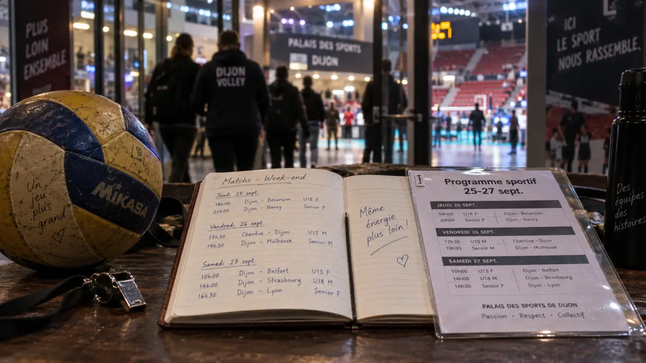 Le programme sportif dijonnais du 25 au 27 septembre